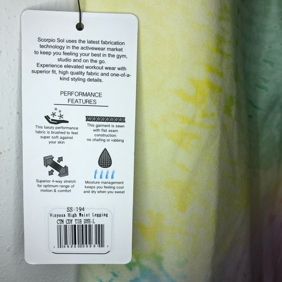 Scorpio Sol Vinyasa High Waist Leggings in Tie-Dye - Picture 10 of 14